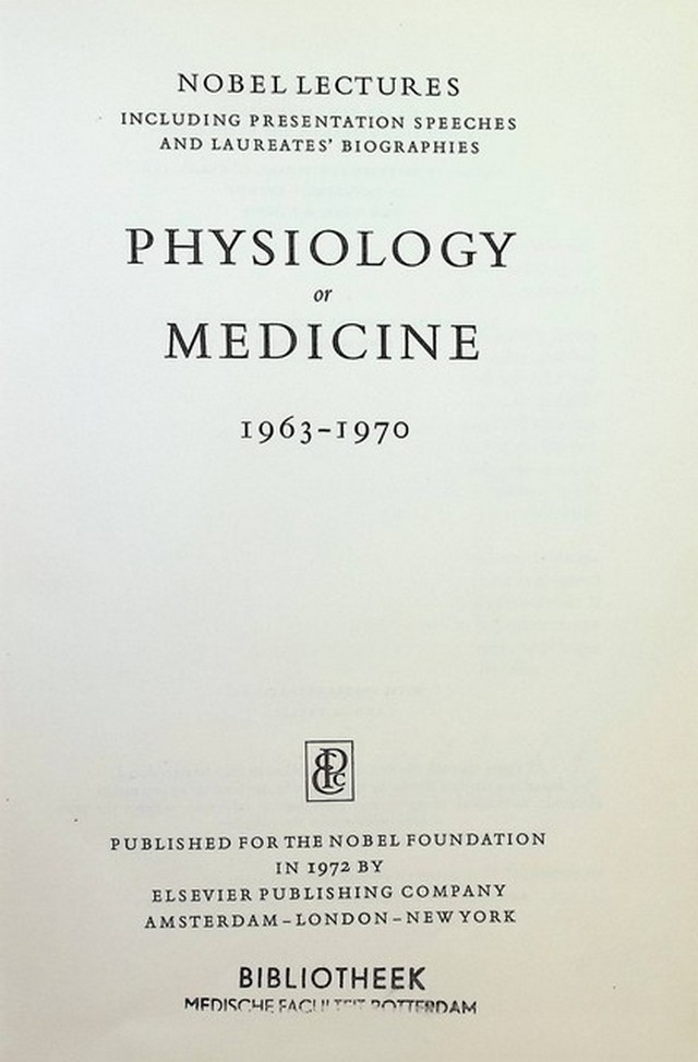 Physiology or Medicine 1963-1970