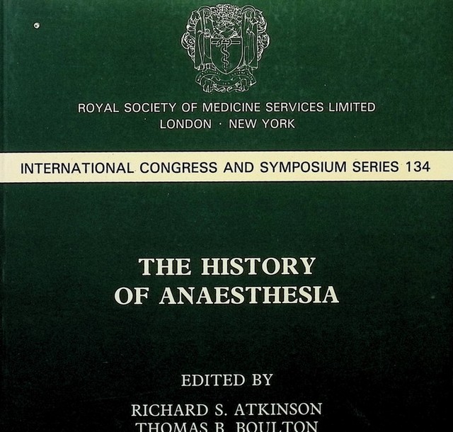 The history of anaesthesia